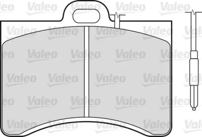 Комплект тормозных колодок VALEO 540319