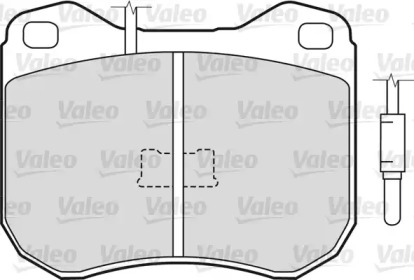 Комплект тормозных колодок VALEO 540305