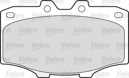 Комплект тормозных колодок VALEO 551662