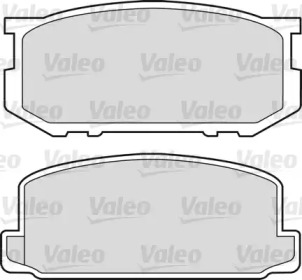 Комплект тормозных колодок VALEO 551664