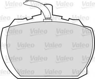 Комплект тормозных колодок VALEO 551500