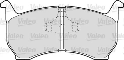 Комплект тормозных колодок VALEO 540440