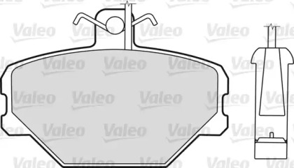 Комплект тормозных колодок VALEO 540406