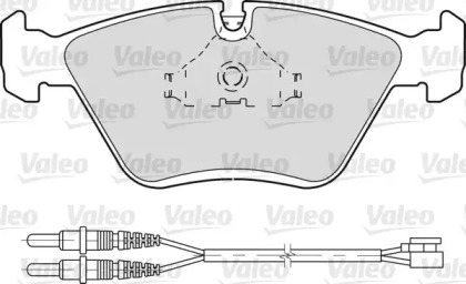 Комплект тормозных колодок VALEO 540565