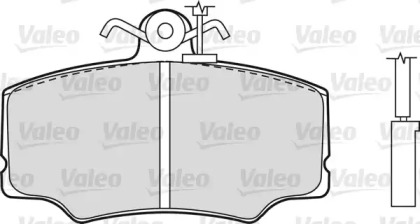 Комплект тормозных колодок VALEO 540495