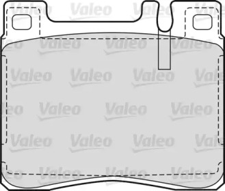 Комплект тормозных колодок VALEO 598688