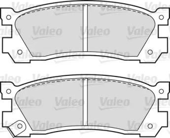 Комплект тормозных колодок VALEO 551729