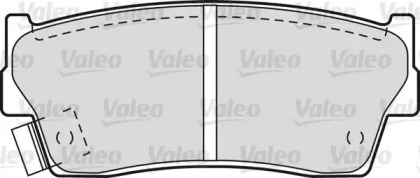 Комплект тормозных колодок VALEO 551755