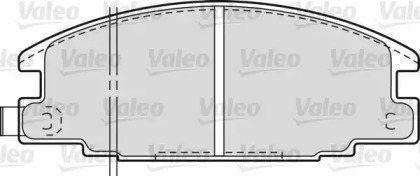 Комплект тормозных колодок VALEO 551759