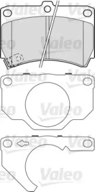 Комплект тормозных колодок VALEO 601018