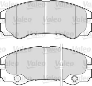 Комплект тормозных колодок VALEO 598460