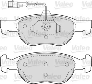 Комплект тормозных колодок VALEO 540749