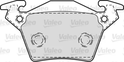 Комплект тормозных колодок VALEO 540938