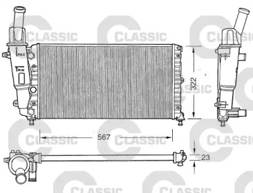 Теплообменник VALEO 231558