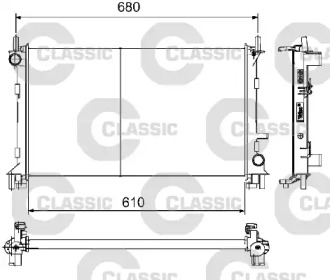 Теплообменник VALEO 232735