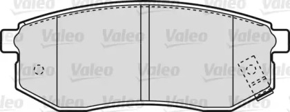 Комплект тормозных колодок VALEO 598866