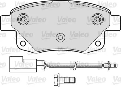 Комплект тормозных колодок VALEO 541736