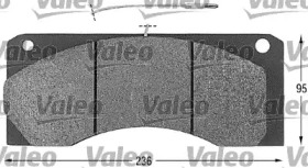 Комплект тормозных колодок VALEO 541615