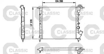 Теплообменник VALEO 316655