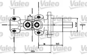 Цилиндр VALEO 350725