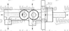 Главный тормозной цилиндр VALEO 402272