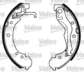 Комплект тормозных колодок VALEO 553720