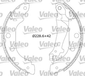 Комплект тормозных колодок VALEO 553853