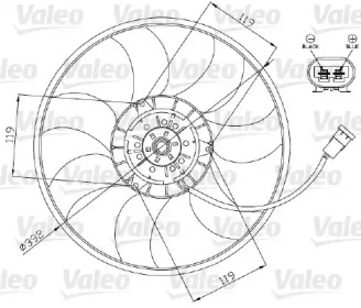 Вентилятор VALEO 696013