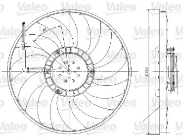 Вентилятор VALEO 696017