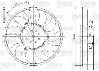 Вентилятор VALEO 696018