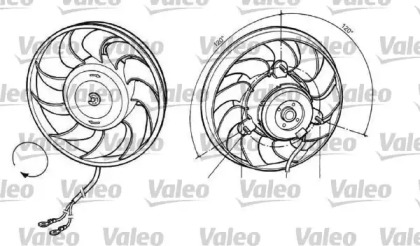 Вентилятор VALEO 696036