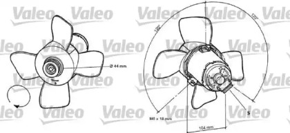 Вентилятор VALEO 696038