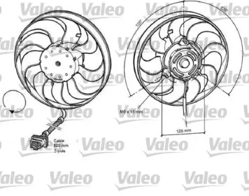 Вентилятор VALEO 696048