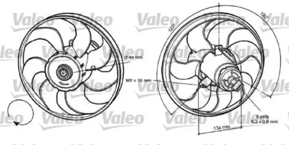 Вентилятор VALEO 696056