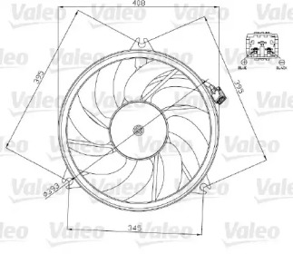 Вентилятор VALEO 696071