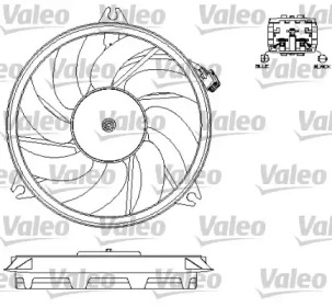 Вентилятор VALEO 696073