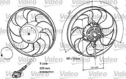 Вентилятор VALEO 696078