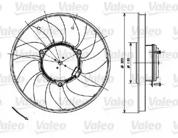 Вентилятор VALEO 696083