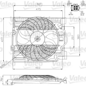 Вентилятор VALEO 696120