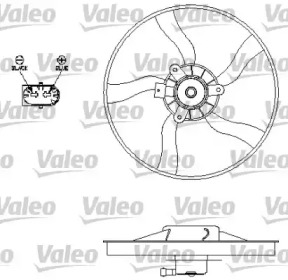 Вентилятор VALEO 696134