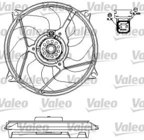 Вентилятор VALEO 696135