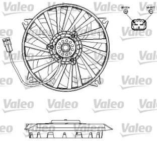 Вентилятор VALEO 696141