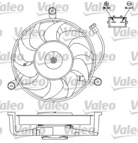 Вентилятор VALEO 696179