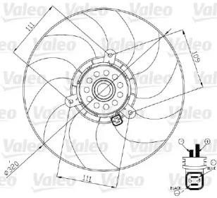 Вентилятор VALEO 696189