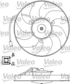 Вентилятор VALEO 696191