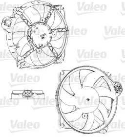 Вентилятор VALEO 696229