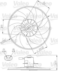 Вентилятор VALEO 696286