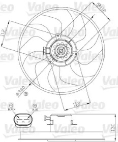 Вентилятор VALEO 696288