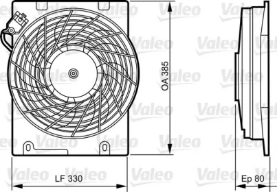 Вентилятор VALEO 696355