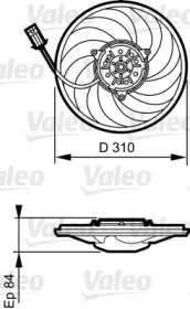 Вентилятор VALEO 696367